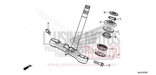 TIGE DE DIRECTION CB650FAJ de 2018